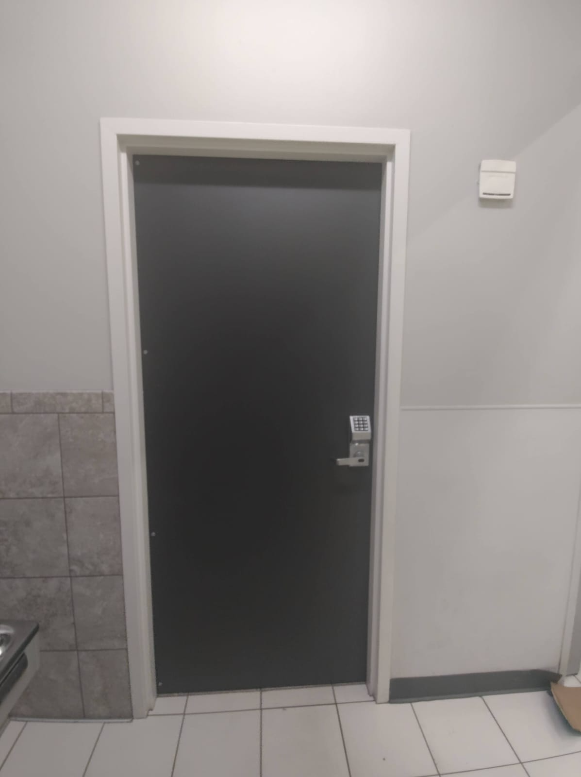 Bathroom door security
