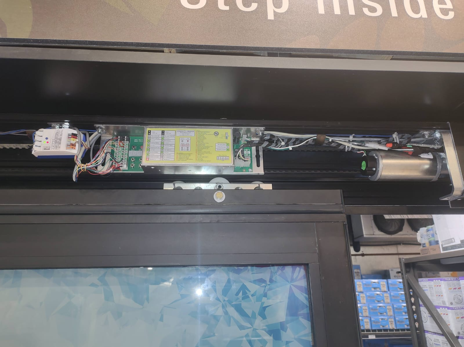 Automatic door retrofit