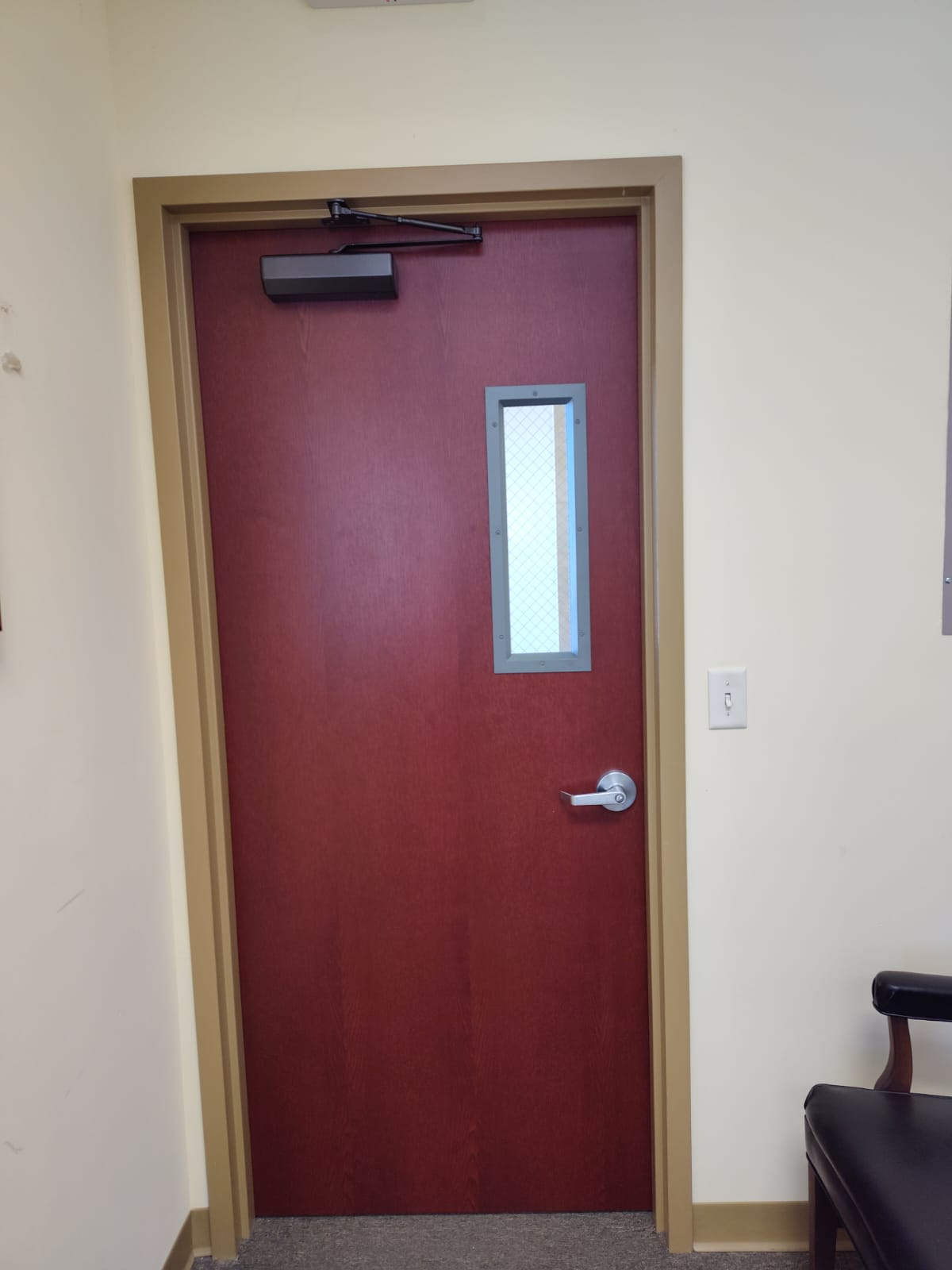 Fire rated wood door and Fire rated glass